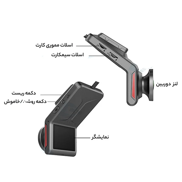 دوربین ثبت وقایع خودرو dash camera اسمارت وان خودرو هوشمند